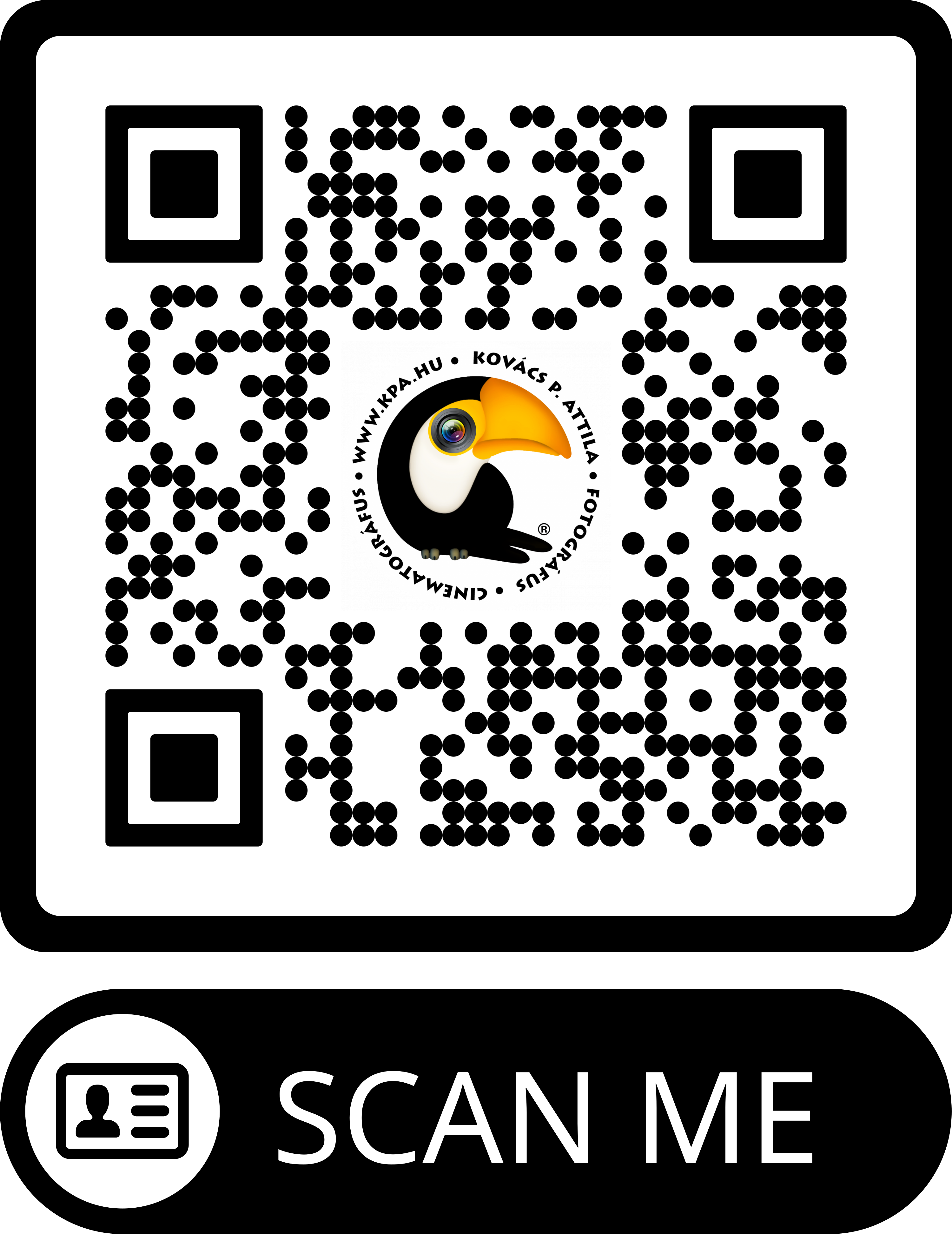 QR kód a névjegyhez